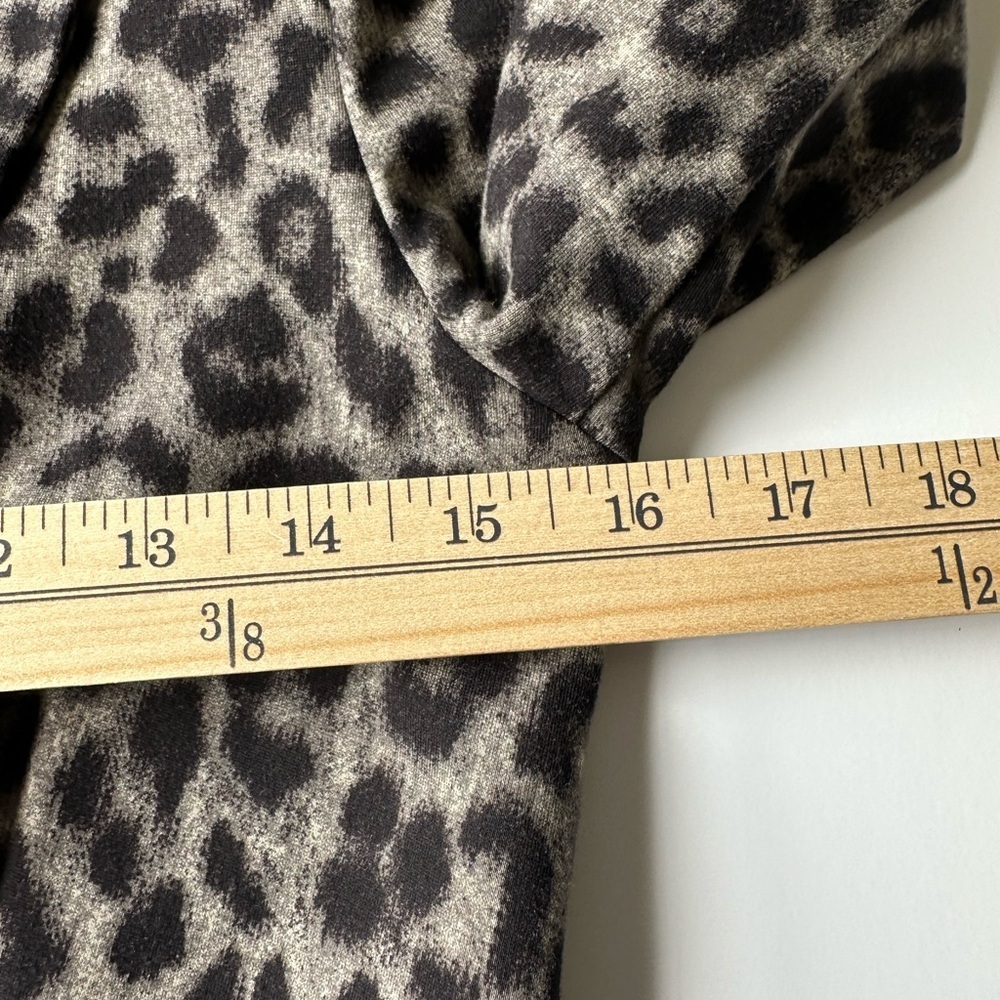 CAbi Black and Tan Leopard Print Blazer Tailored Fit - Picture 6 of 16